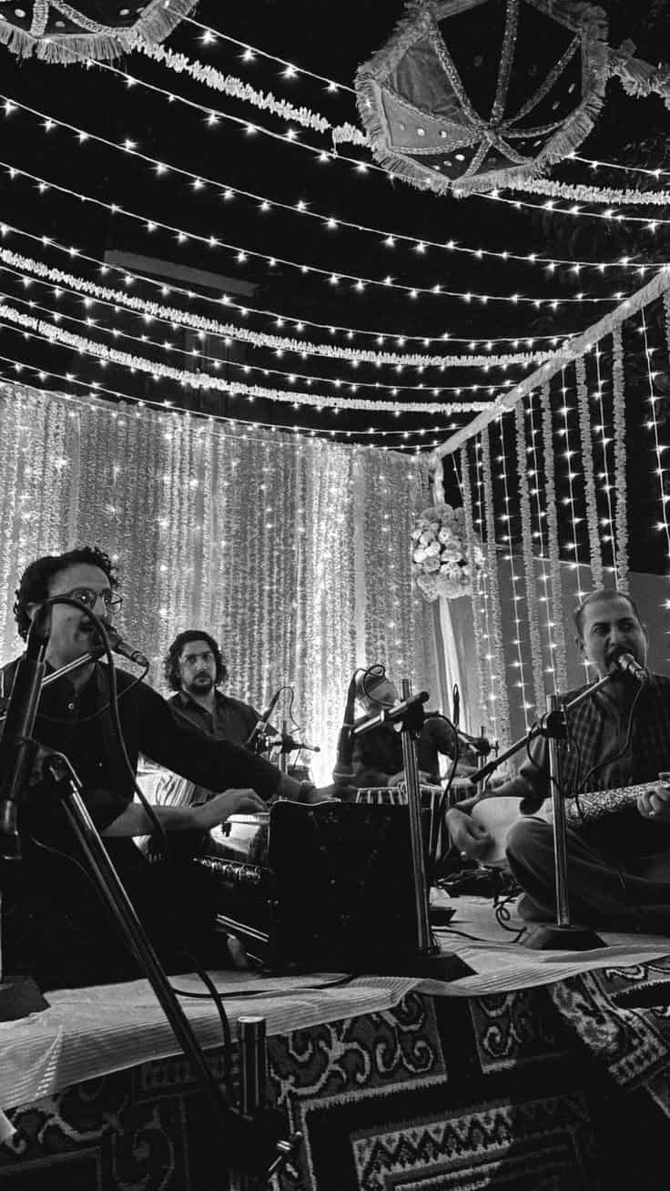 Qawwali night on the Mùn terrace